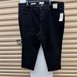 80s Slim Black Stretch Denim Jeans